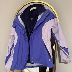 The North Face Women's Ski Jacket - Purple and Lavender